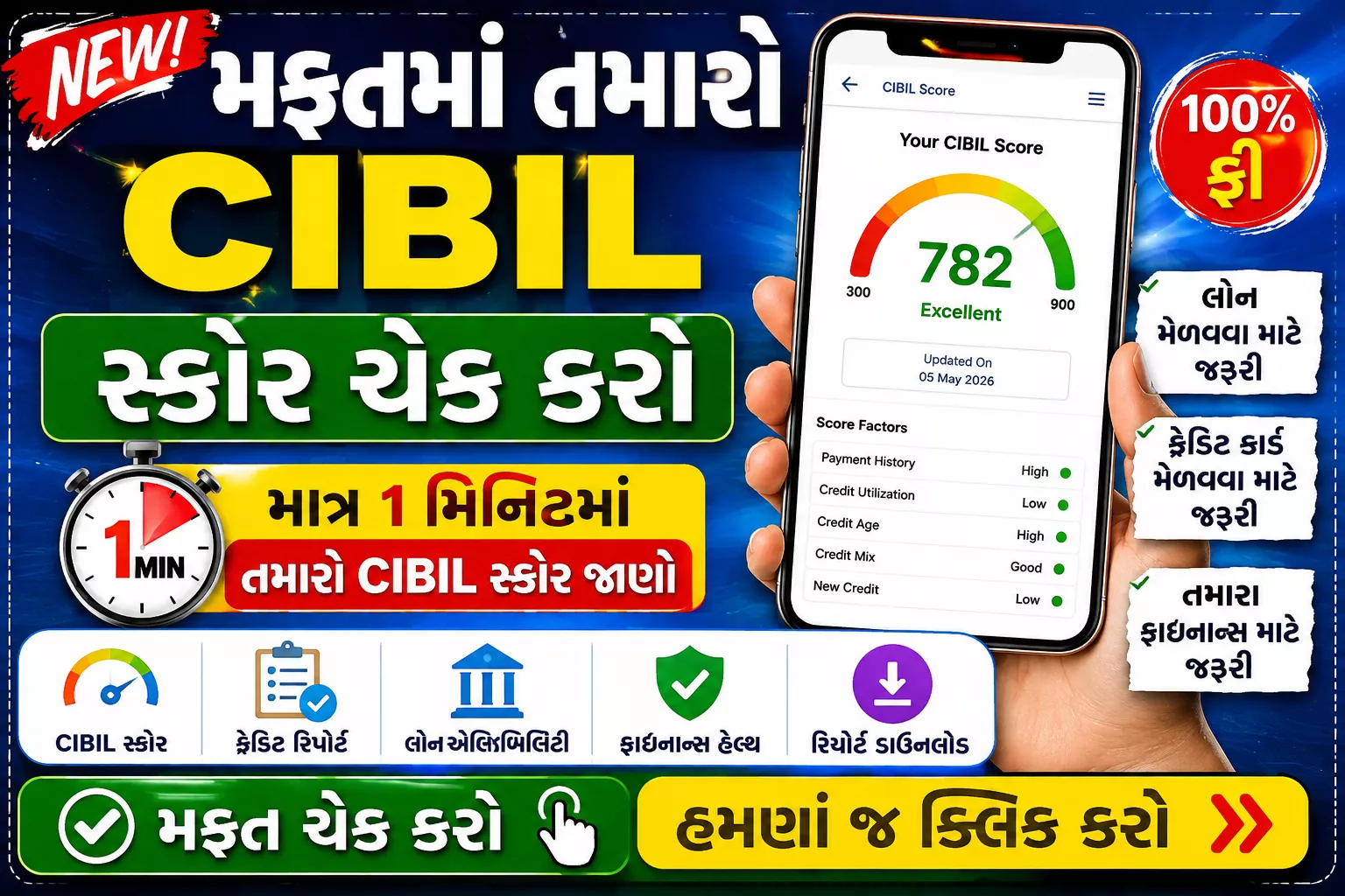 CIBIL Score Check Free 2026