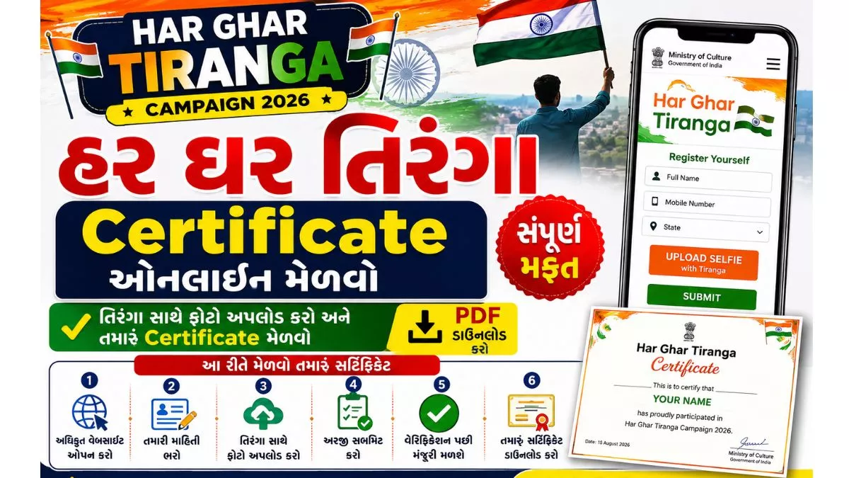Har Ghar Tiranga Certificate 2026